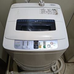 洗濯機　Haier JW-K42F 4.2KG（給水・排水ホース...