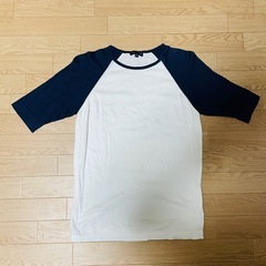 ジョンスメドレー　コットンニット　綿ニット　ラグラン　M