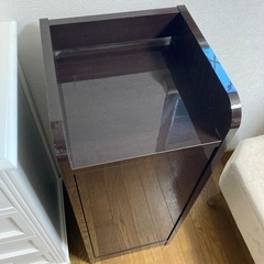 コンパクト　収納棚　電話台　本棚の画像