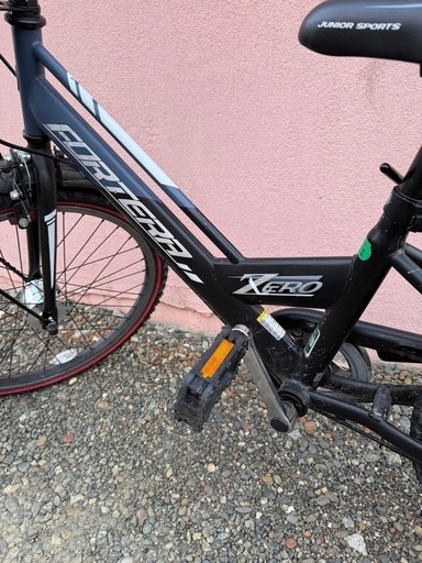 子供用自転車　FORTERA（フォルテラ） ZERO 22インチ 6段変速 ブラック