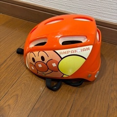 【お渡し先決定！】アンパンマン  ヘルメット　幼児用オレンジの画像