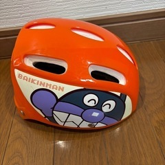 【お渡し先決定！】アンパンマン  ヘルメット　幼児用オレンジの画像