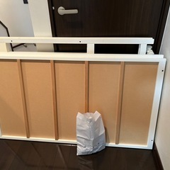ベビーベッド　白の画像
