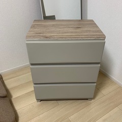 おしゃれ可愛い収納棚ワイド3段