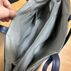 定価2万　ネイビー　トートバッグ　日本製の画像