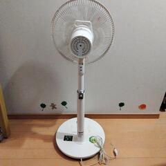 DCモーター扇風機　入タイマー付！の画像