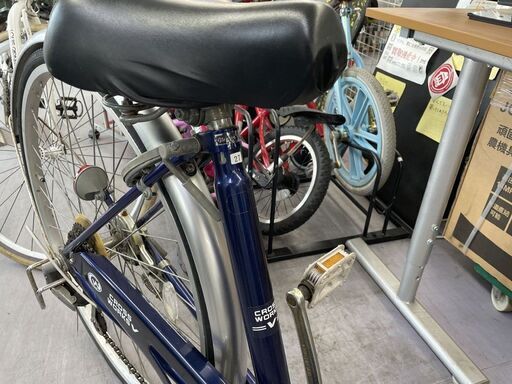訳あり特価！ 27インチ 6段変速自転車 カゴ LEDライト スタンド 鍵 札幌市