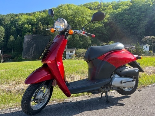 【売約済】美品 実働 BT新品 バリ溝 ホンダ AF61 トゥデイ 4スト 原付 バイク スクーター ワインレッド