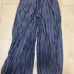 ラメプリーツパンツ　mさいず