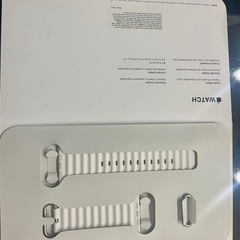 新品！Apple Watch純正ベルトホワイト色