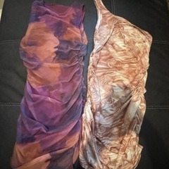 shein 2枚セット みにミニドレスの画像