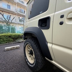 ODK 40ミリオーバーフェンダー  ジムニーJB64用　ラプターライナーの画像