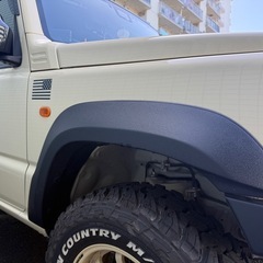 ODK 40ミリオーバーフェンダー  ジムニーJB64用　ラプターライナーの画像