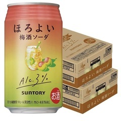 ほろ酔い白サワー、梅ソーダ350×24の画像