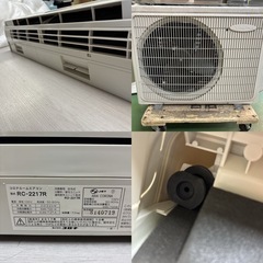 I467 🌈 ※訳アリ品 CORONA エアコン 2.2kw 冷房専用エアコン おもに6畳用 ⭐ 動作確認済 ⭐ クリーニング済の画像
