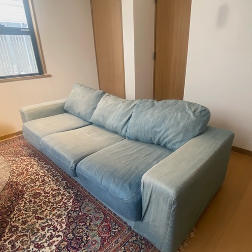 journal standard Furniture デニム 3人掛けソファ