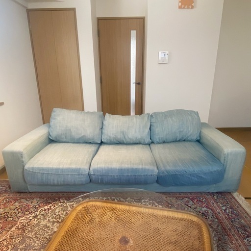 journal standard Furniture デニム 3人掛けソファ