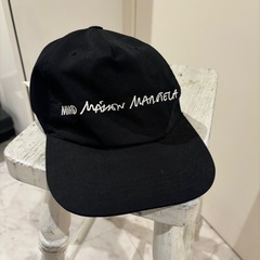 【MM6 Maison Margiela ロゴ刺繍キャップ／ユニセックス】の画像
