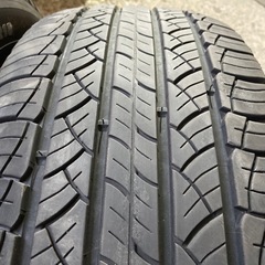 トヨタ純正 150プラド 特別仕様マットブラックエディション 18インチ ミシュラン 265/60R18 4本 バリ山夏タイヤの画像