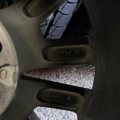 トヨタ純正 150プラド 特別仕様マットブラックエディション 18インチ ミシュラン 265/60R18 4本 バリ山夏タイヤの画像