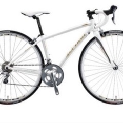 ロードバイク①　ANCHORアンカー　レーシングゴールド　モデル名：RFA5W SPORT　ホワイトサドル　スペシャライズヘルメット　サイクルグローブ　キーチェーンつき　美品の画像