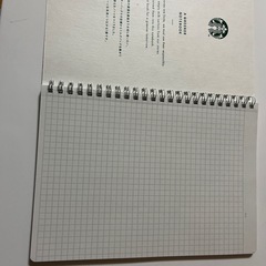 スタバA5ノートの画像