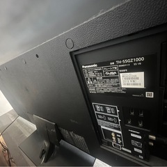 Panasonic 55V型 4K有機ELテレビ＋テレビ台セットの画像