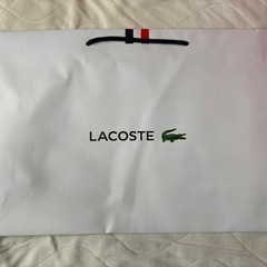 ラコステ　買い物袋　の画像