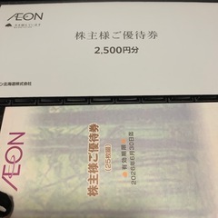 イオン マルナカ フジ ビッグ株主優待券 2500円分(100円...