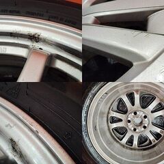 【DUNLOP WM02 195/65R15】スタッドレス【トヨタ 50プリウス 15インチ 6.5J5HPCD100+40】20～21年製　(KTO341)の画像