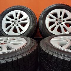 【DUNLOP WM02 195/65R15】スタッドレス【トヨタ 50プリウス 15インチ 6.5J5HPCD100+40】20～21年製　(KTO341)の画像