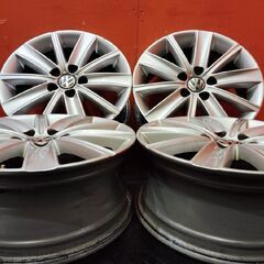 VW フォルクスワーゲン 6R ポロ 純正ホイール 15インチ 4本 6J5HPCD100+40 　(VHP117)の画像