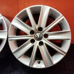 VW フォルクスワーゲン 6R ポロ 純正ホイール 15インチ 4本 6J5HPCD100+40 　(VHP117)の画像