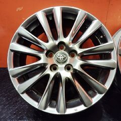 TOYOTA トヨタ ハリアー 純正ホイール 18インチ 4本 7.5J5HPCD114.3+45 ハイグロス アルファード流用可 　(VHA498) の画像