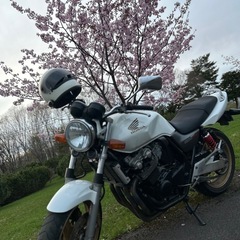 【ヨシムラフルエキ付き】CB400SF 2003年式 タックロール仕様・車検あり【美車】の画像