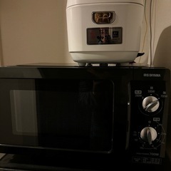 アイリスオーヤマ電子レンジ＋炊飯器