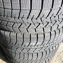 ダンロップ WM03 165/55r15 スタッドレス、アルミ付 4本の画像