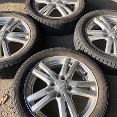ダンロップ WM03 165/55r15 スタッドレス、アルミ付 4本の画像