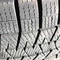 ダンロップ WM03 165/55r15 スタッドレス、アルミ付 4本の画像