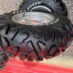 グリズリー　タイヤホイールセット　maxxis 4✖️4の画像
