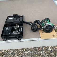 日立、ハイコウキ、18v.インパクトドライバー、マルノコ、ブロワー
