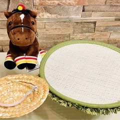 新品タグ付き　リバティアイランド　オークス　Sサイズ　麦わら帽子と芝生　3点の画像