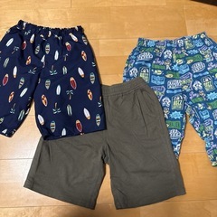 男の子美品3点　水着　ステテコ　ハーフパンツ