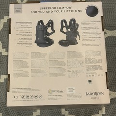 【箱＆説明書付き】BabyBjörn ベビーキャリア Harmony Airy Mesh アンスラサイトの画像