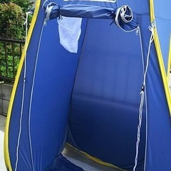 ポップアップテント　着替え