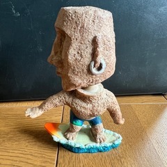 【土曜まで限定】モアイ像 サーフィンフィギュアセットの画像