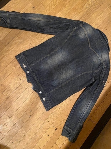 collarsレア美品WORSTコラボ×清広 義己モデル デニムジャケットジーンズライダースバイカーGジャンカバーオールタイト