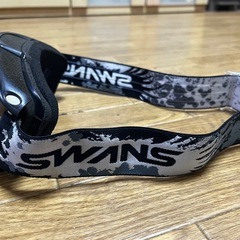 SWANS モトクロスゴーグル ブラックの画像