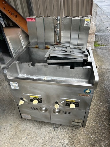 業務用 麺茹で機　LPガス用　ハイブルエース　北沢産業　ALD-2 中古品