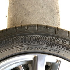 ☆お話中☆グッドイヤー 155/65r14 夏、アルミ付 4本の画像